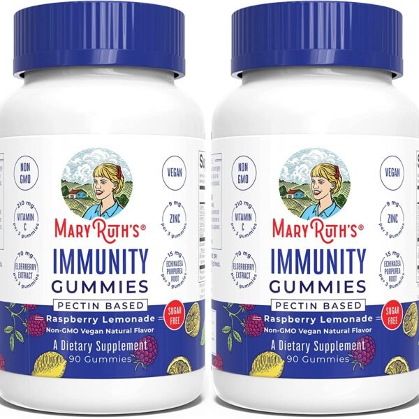 Immunity Gummies 5-in-1 by MaryRuth's (Raspberry Lemonade)
