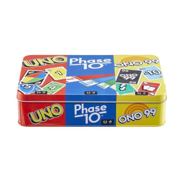 Mattel Games Set of 3 Games with Uno, Phase 10 & ONO 99